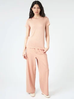 Baserange - Lyocell Tee Shirt in Yu Rose