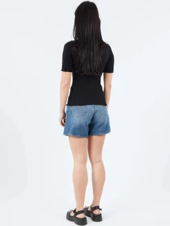 Baserange - Omato 3/4 Tee in Black