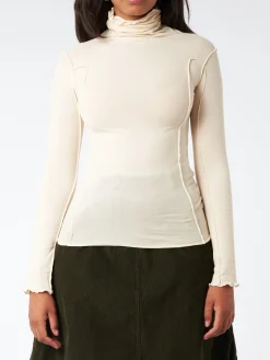 Baserange - Omato Turtleneck in Off White