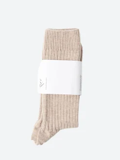 Baserange - Rib Ankle Socks in Haptic