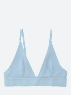 Baserange - Triangle Bra in Mixi Blue