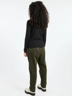 Baserange - Turtleneck Tee in Black