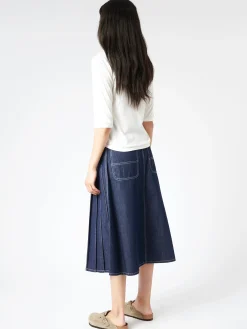 BEAMS BOY - Boat Neck T-Shirt in White