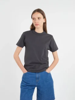 BEAMS BOY - Boy Basic T-Shirt in Charcoal