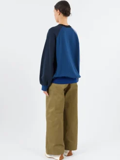 BEAMS BOY - Crazy Sweatshirt in Navy