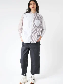 BEAMS BOY - Double Knee Painter Pants in Charcoal