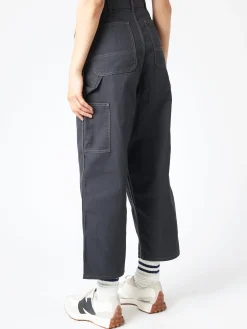 BEAMS BOY - Double Knee Painter Pants in Charcoal