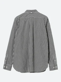 BEAMS Boy - Gingham B.D. Shirt in Black