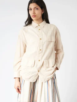BEAMS BOY - Hunting Shirt in Beige