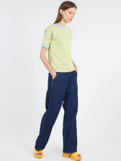 BEAMS BOY - 12oz Denim Paint Pants in Indigo