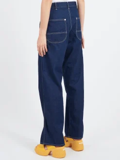 BEAMS BOY - 12oz Denim Paint Pants in Indigo