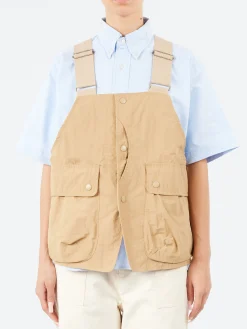 BEAMS BOY - PE Hunting Vest in Beige