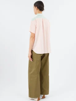 BEAMS BOY - Short Sleeve Button Down Shirt in Multi