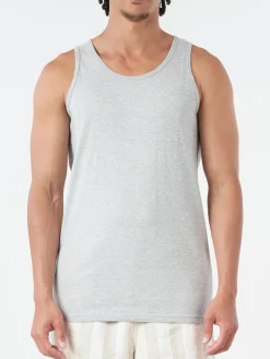BEAMS PLUS - 2 Pack Tank Top in White and Grey