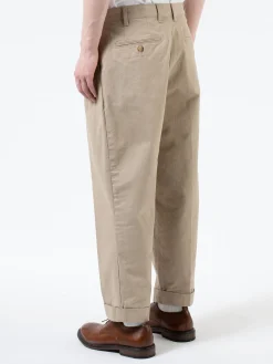 BEAMS PLUS - 2 Pleat Chino in Khaki