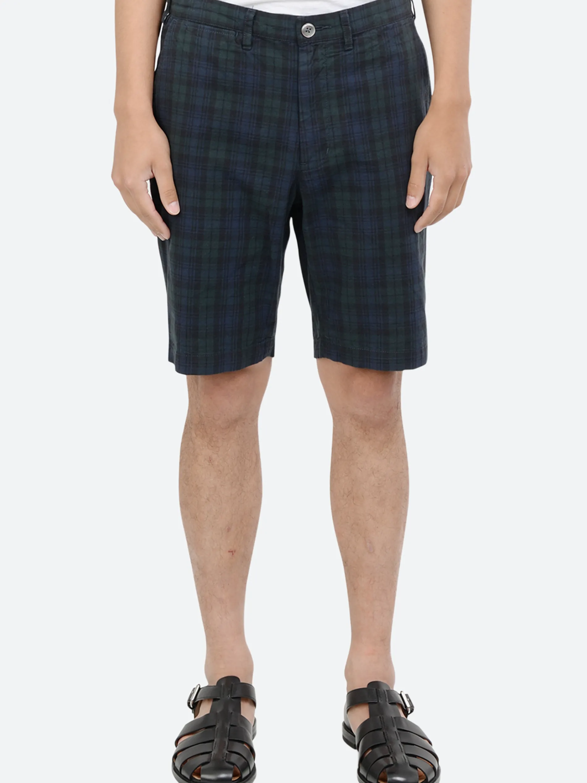 BEAMS PLUS - Blackwatch Check Shorts