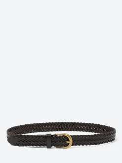 BEAMS PLUS - Braided Leather Belt in Brown