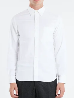 BEAMS PLUS - Button Down Oxford Shirt in White