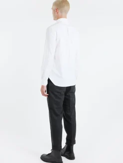 BEAMS PLUS - Button Down Oxford Shirt in White