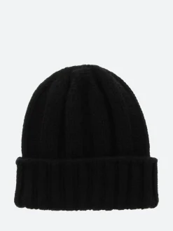 BEAMS PLUS - Cashmere Rib Watch Cap in Black