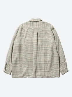 BEAMS PLUS - Gunclub Mesh Open Button Down in White