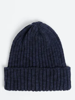 BEAMS PLUS - Linen Watch Cap in Navy