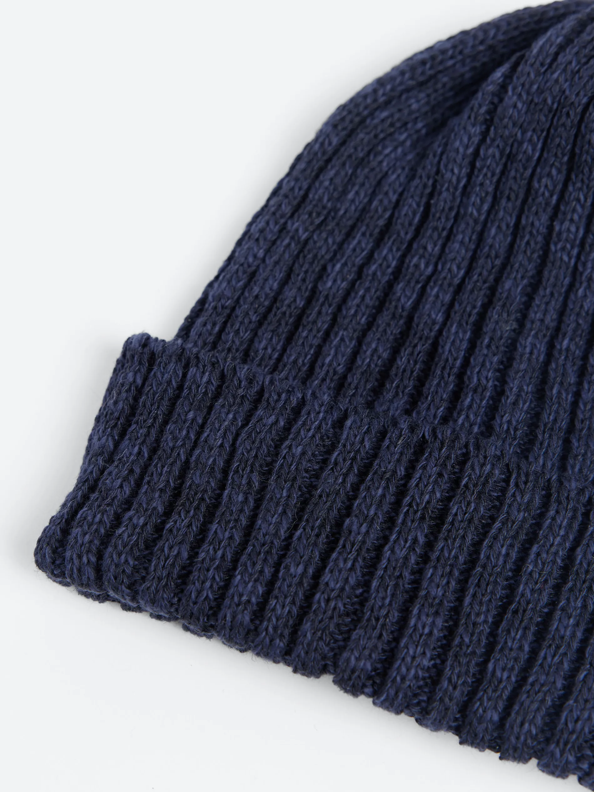 BEAMS PLUS - Linen Watch Cap in Navy