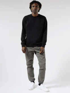 BEAMS PLUS - Long Sleeve Pocket Tee in Black