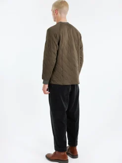 BEAMS PLUS - MIL Quilt Crew in Olive