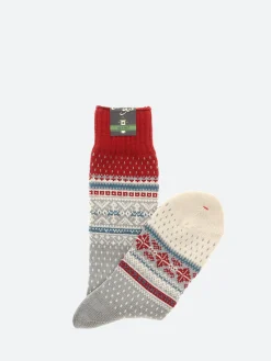 BEAMS PLUS - Nordic Socks in Grey Base