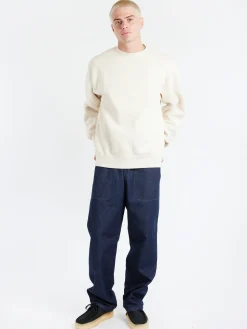 BEAMS PLUS - Raised Back Crewneck Sweatshirt in Oatmeal