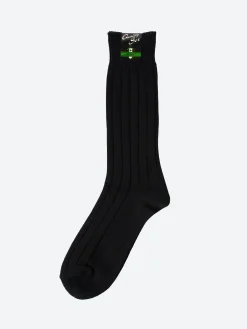 BEAMS PLUS - Rib Socks in Black