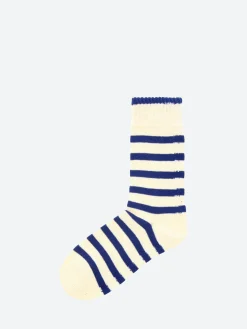Beams Plus - Stripe Socks in Navy