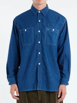 BEAMS PLUS - Work Shirt in Indigo
