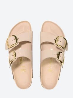 Birkenstock - Arizona Big Buckle (Narrow) in New Beige Hi Shine