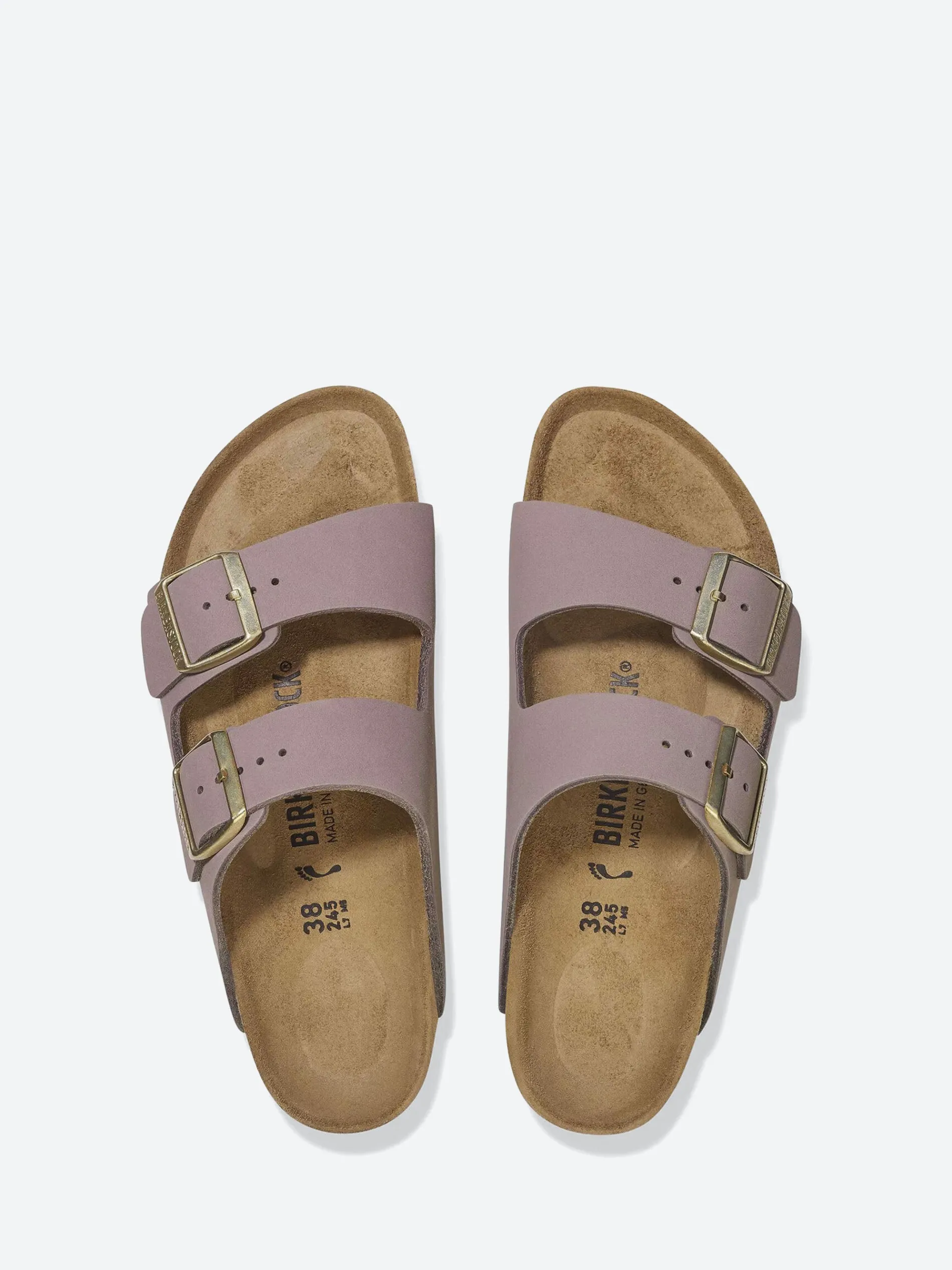 Birkenstock - Arizona Nubuck in Faded Purple