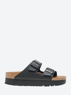 Birkenstock - Arizona Platform Vegan (Narrow ) in Black