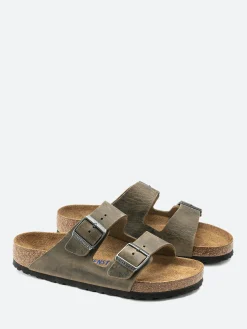 Birkenstock - Arizona Soft (Oiled Leather) in Faded Khaki