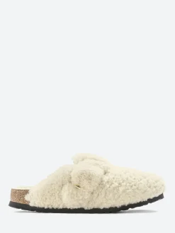 Birkenstock - Boston Big Buckle in Eggshell Teddy
