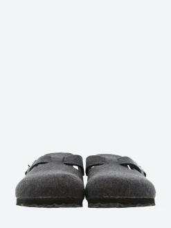 Birkenstock - Boston Wool (Narrow) in Anthracite