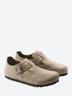 Birkenstock - London (Suede) in Taupe
