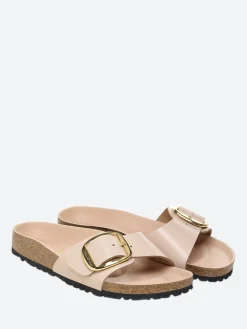 Birkenstock - Madrid Big Buckle Narrow in New Beige Hi Shine