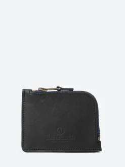 Bleu de Chauffe - AS M Zipped Wallet in Noir