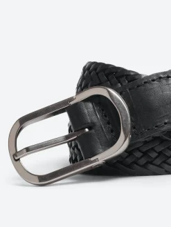 Bleu de Chauffe - Cliquet Belt in Noir