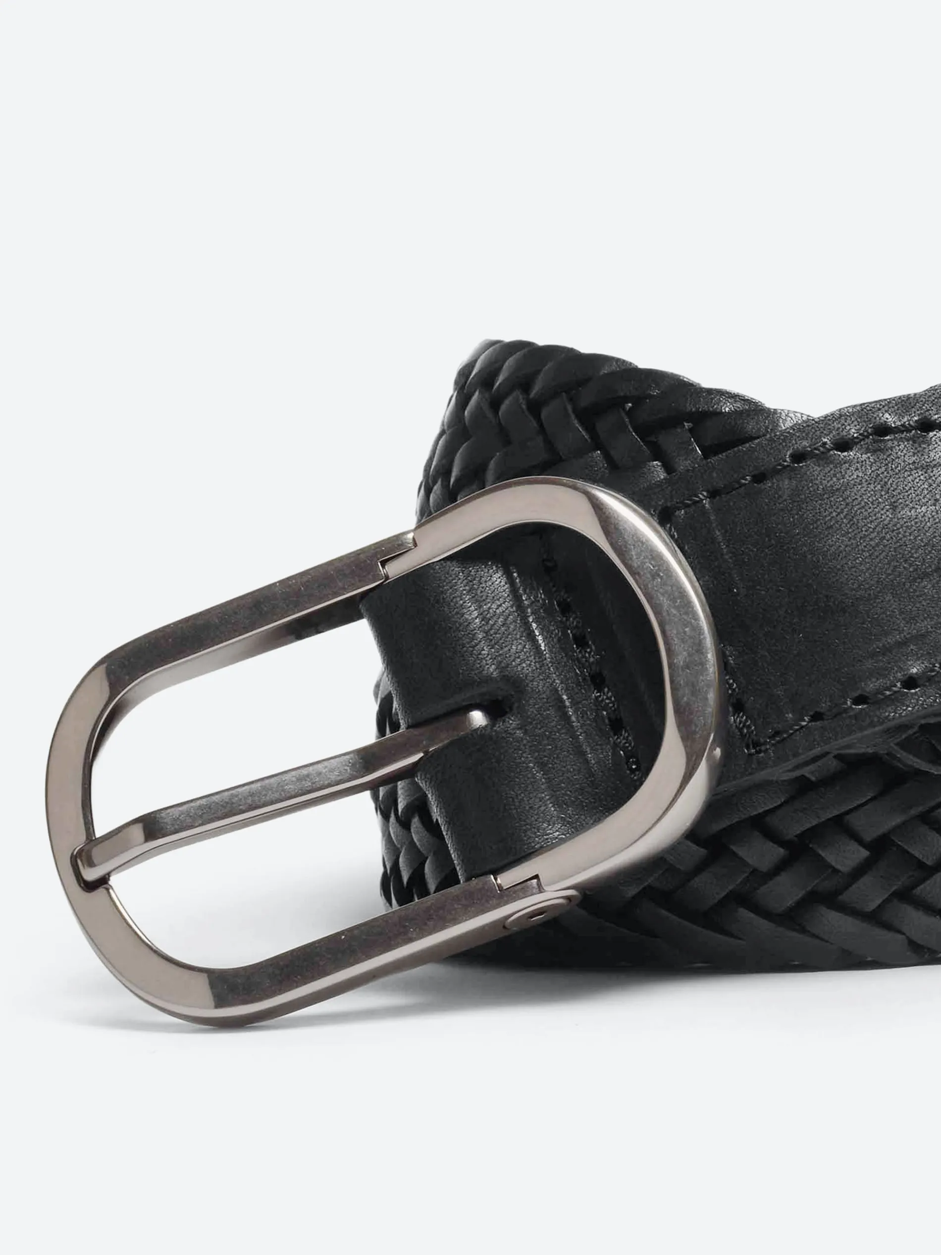 Bleu de Chauffe - Cliquet Belt in Noir