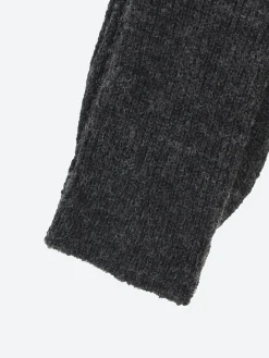 Bleuforet - Alpaca Wool Socks in Anthracite