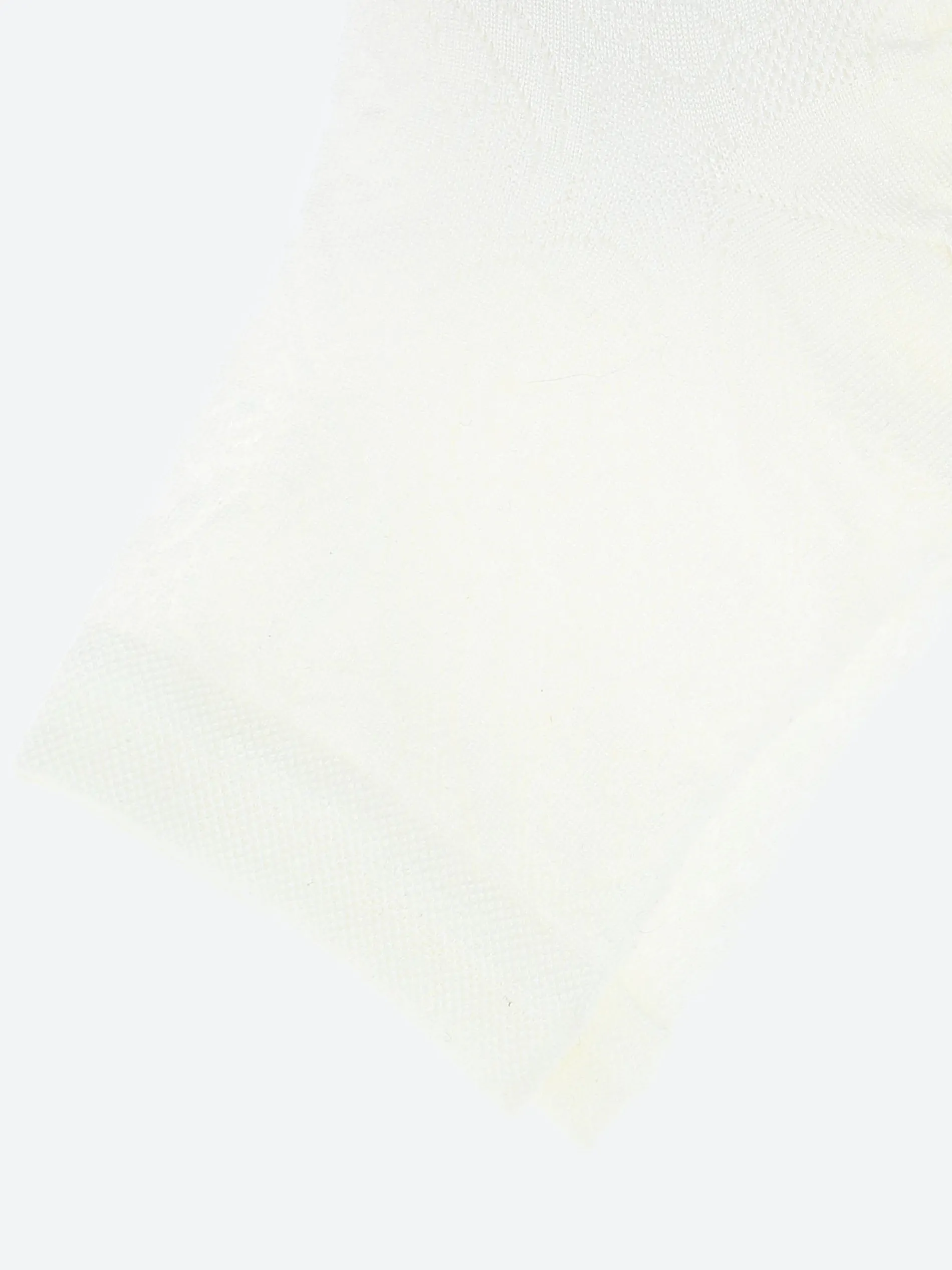 Bleuforêt - Lacy Silk Ankle Sock in Snow