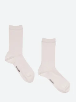 Bleuforêt - Solid Silk Sock in Snow