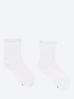 Bleuforêt - Velvet Ankle Sock in White