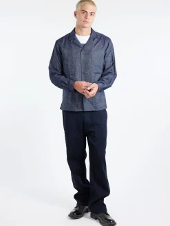 Blue Blue Japan - Cotton Tencel Twill Fatigue Pants in Indigo